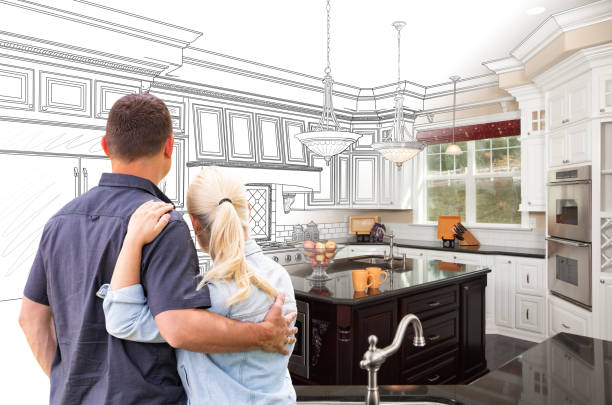Professional Cabinet Refacing technician working in Somerset, WI